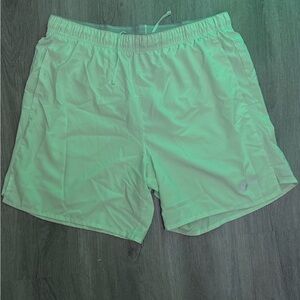 Nike dri-fit  Light Green Athletic Shorts